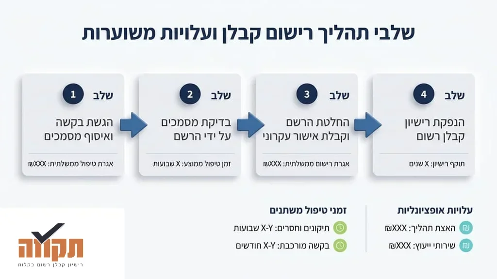 טפסים ומסמכים מסודרים על שולחן משרדי